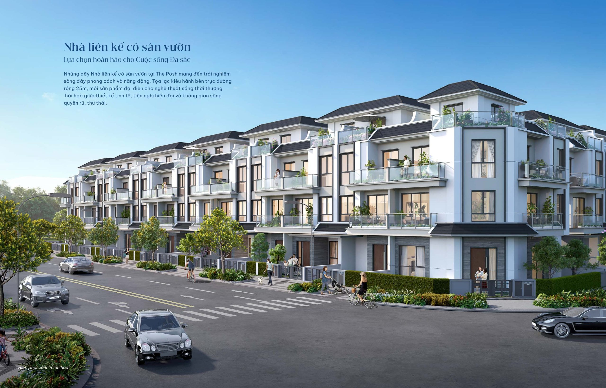 Nhà liên kế có sân vườn